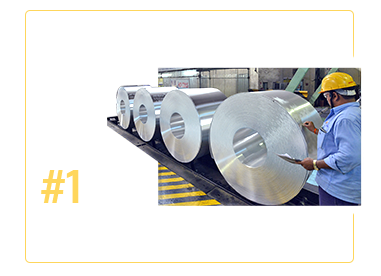 N°1 dans le secteur du laminage d’aluminium